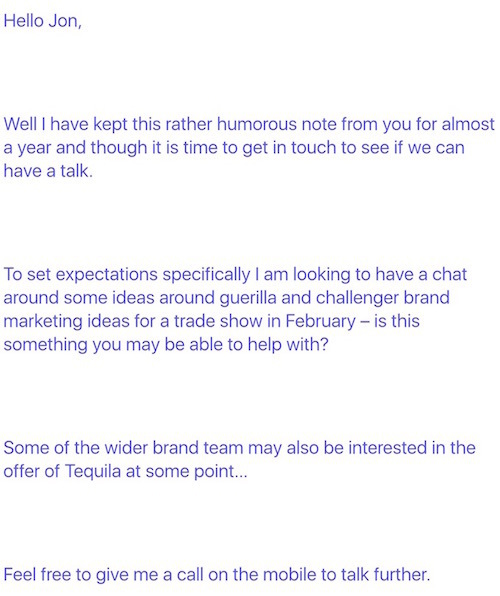 Prospect Response To Agency Cold Email Pitch Campaign