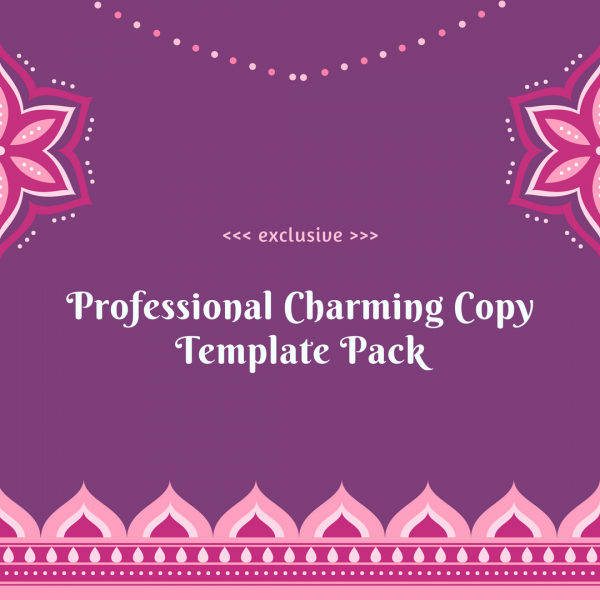 Professional Charming Copy Template Pack