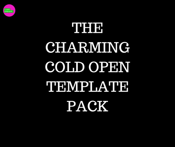 The Charming Cold Open Template Pack