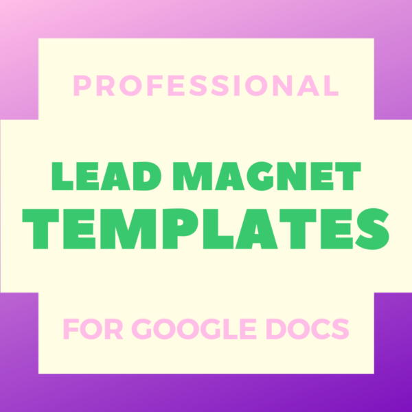 Professional Lead Magnet Templates